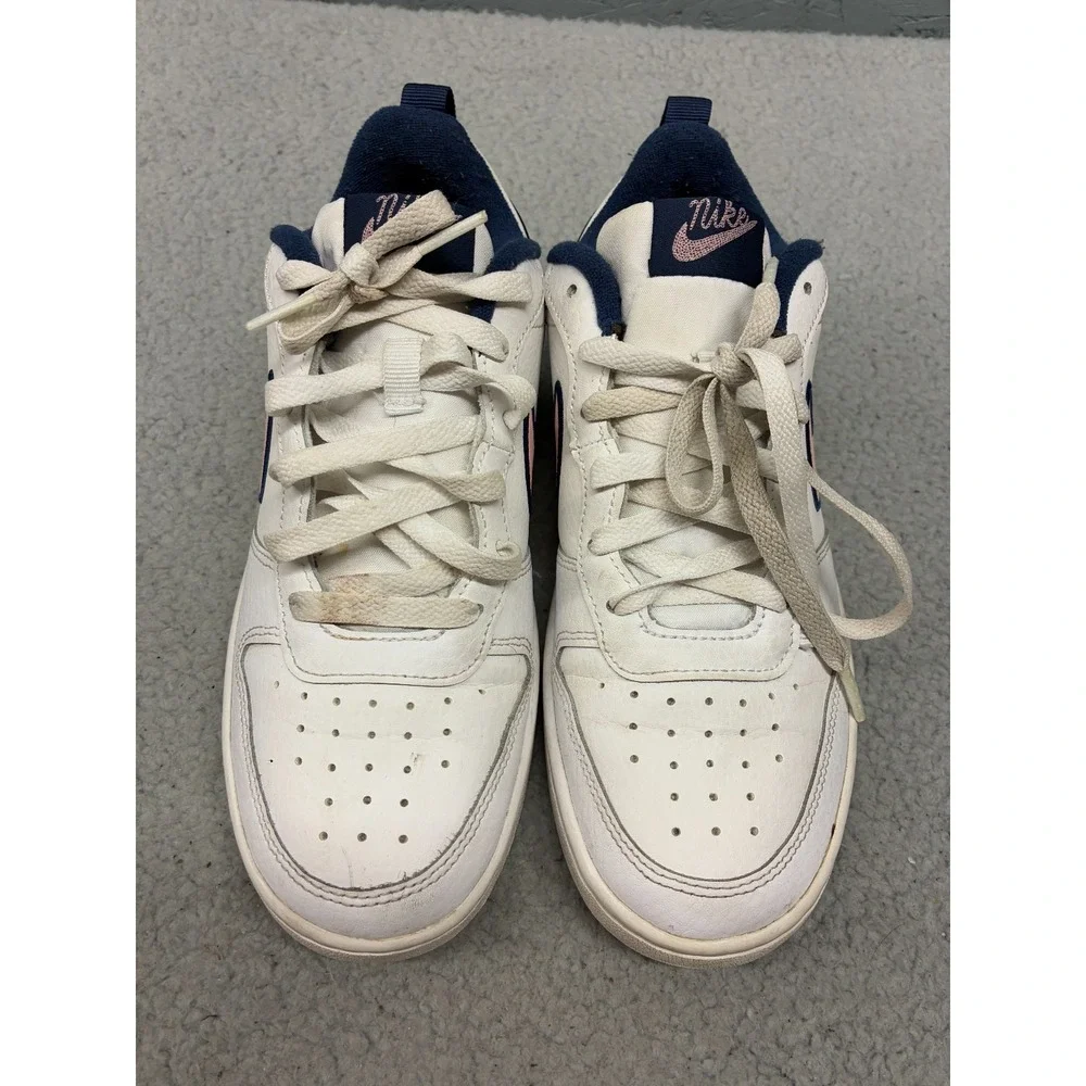 Nike Court Borough Low 2 SE1 Shoes Boys Size 6Y White Casual Sneakers DB3090-100